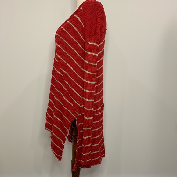 Free People Waffle Knit Oversized Shirt - Picture 5 of 10